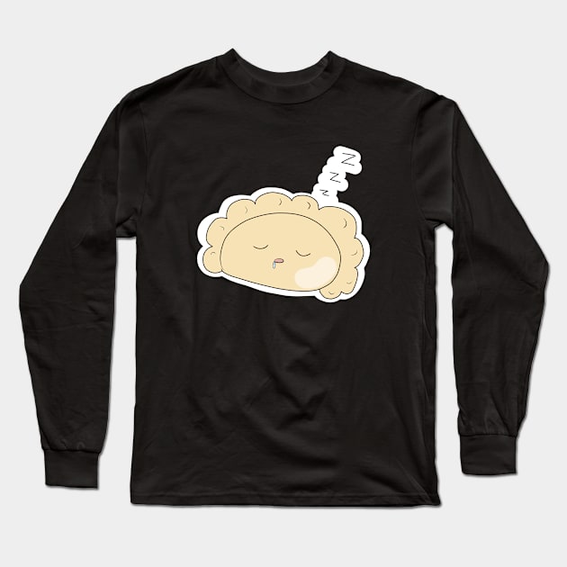 Sleeping Dumpling Long Sleeve T-Shirt by HugSomeNettles